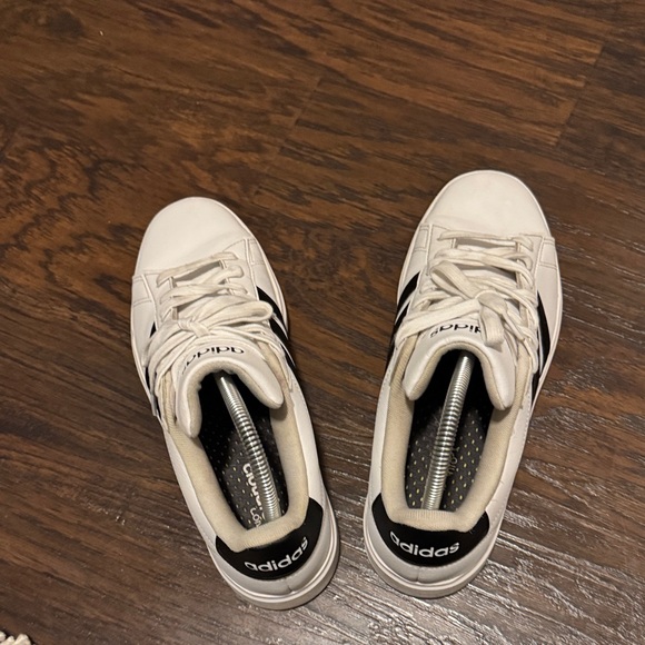 adidas Cream and Black Sneakers - Picture 5 of 11